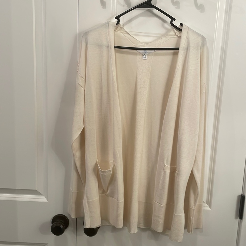 Cream Cardigan NWT size M